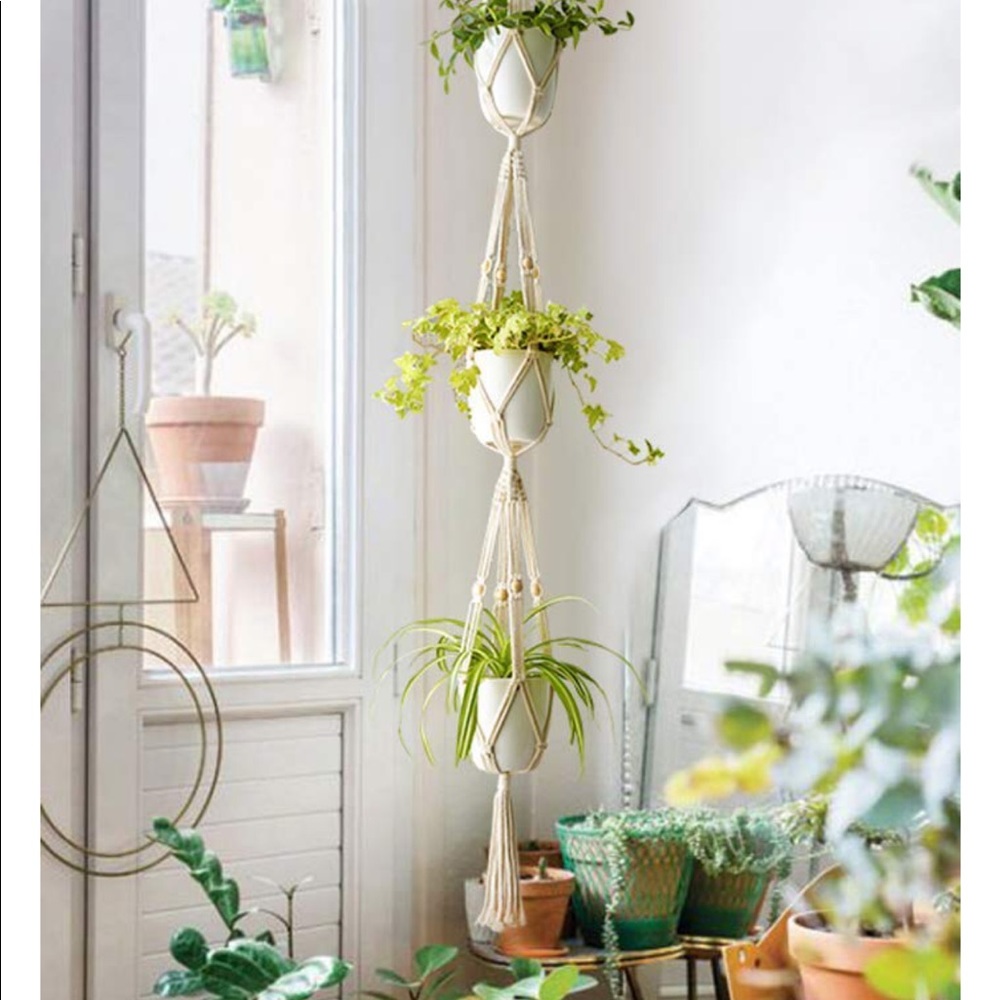Macrame Plant Hanger 3 Tier